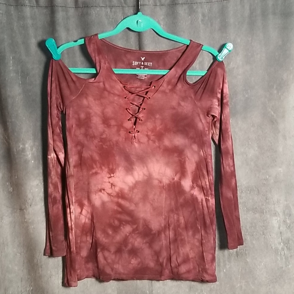 American Eagle Outfitters Tops - 5️⃣ for 2️⃣5️⃣ EUC American Eagle cold shoulder top